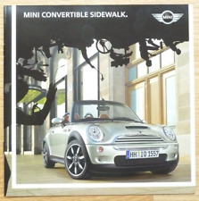MINI SIDEWALK CONVERTIBLE BROCHURE 2007. EXC