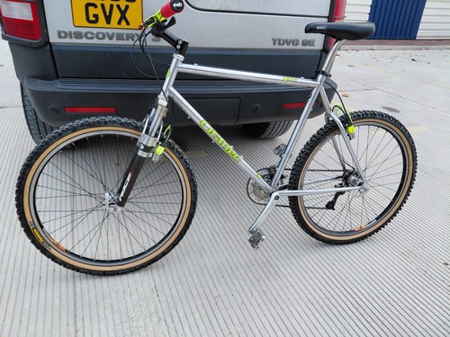 Orange mountain bike - orange,
