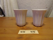 2x Large Hotel Chocolat Velvetiser Cups - Duo of Podcups White Ribbed