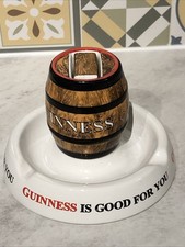 Guinness Ashtray With Matchbox