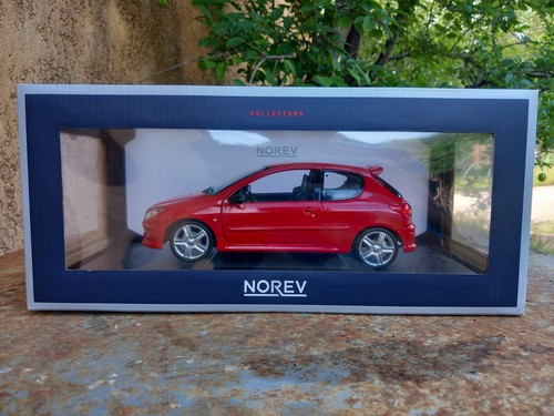 Norev peugeot 206 rc red - 1/18,