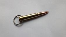 303 Brass Bullet Metal Keyring
