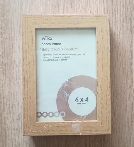 Wilko photo frame 6x4 inches - frame,