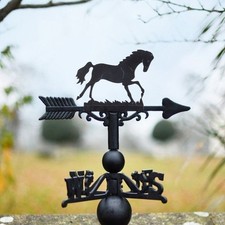 Large Horse Weathervane Made In Cast Iron Black Country Living Outdoor