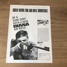 GUNS03 MAGAZINE ADVERT 12X9 DIANA AIR RIFLES MODEL G34 & G36