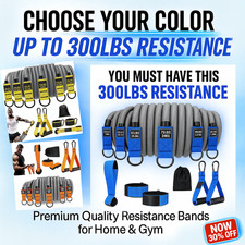 Resistance Bands Set 300lbs