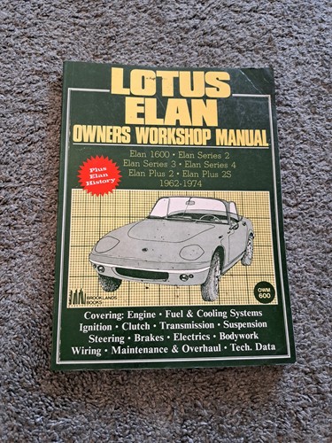 Lotus elan owners - elan, workshop