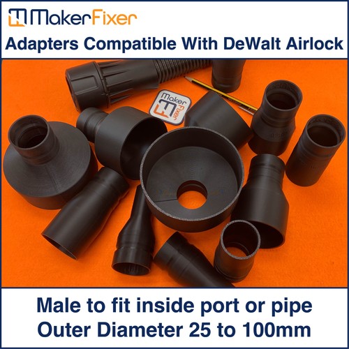 Dust extraction adaptor - dust, male