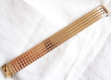 Vintage Rowi 18 mm New old Stock Rose Gold Filled Men' expandable Watch Bracelet