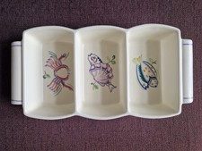 Poole Pottery Hors D'ouvres 3 Section Dish