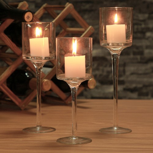 Set tall clear - tall, glass