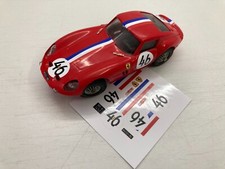 STICKERS FOR FERRARI GTO #46 JOUEF SLOT 1/40th NO DECAL STICKER DCS046