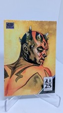 2024 Topps Chrome Galaxy Star Wars ART OF DARTH MAUL Pick from List!