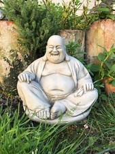 Fat Buddha laughing travelling