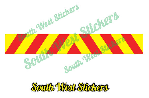Chevron stickers magnets - or,