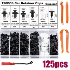 125x Car Trim Clips Rivet Door
