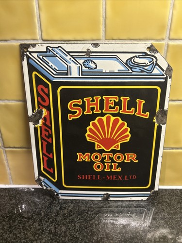 Shell motor oil - motor, enamel