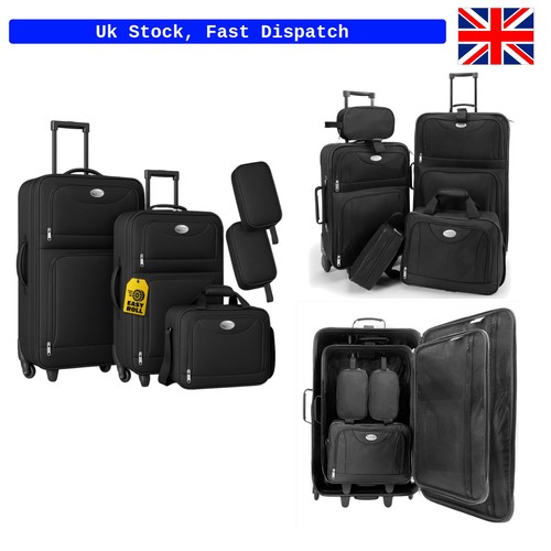 Piece luggage set with - set,