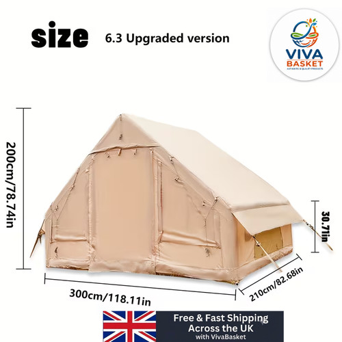 Inflatable camping tent with - camping,