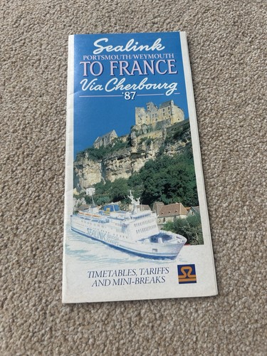 1987 sealink british ferries - 1987,