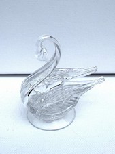 Vintage Edinburgh Crystal Swan