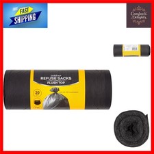 Leak-Resistant 75L Refuse Sacks - 20 Count for Everyday Waste Management