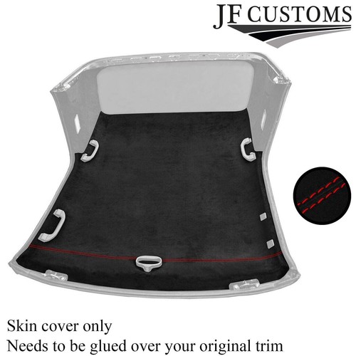 Red stitch convertible hardtop - red,