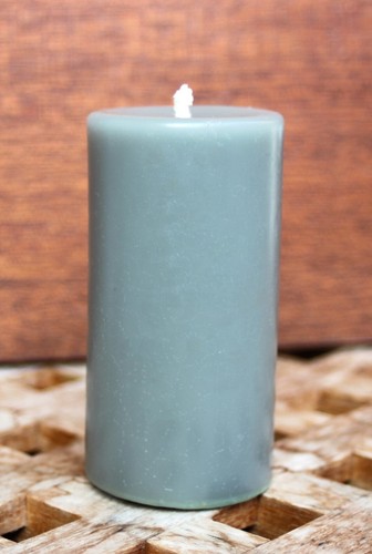 Halloween colour pillar candle - colour,