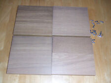 4 x IKEA Oak Gnedby Shelves & Pins ONLY - CD Tower CD/DVD/Book Shelving Unit