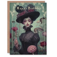 Birthday Card Victorian Gothic