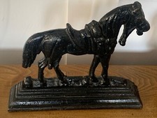 vintage cast iron horse door