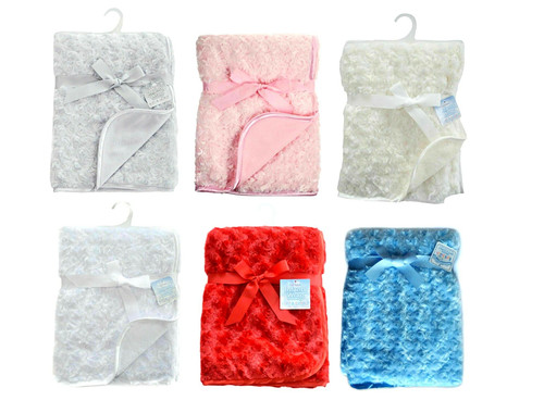 Baby blanket rosebud wrap - baby,