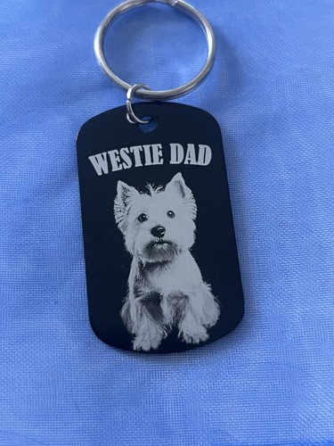 Westie dad engraved - westie,