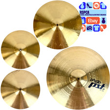 Paiste Fist 3 20" Ride Cymbal & 16" Crash 14" Hi-Hat Pair Set of 4