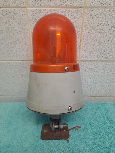 Vintage belgium amber beacon - belgium,