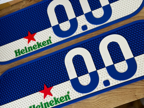 Heineken rubber bar mats - bar,