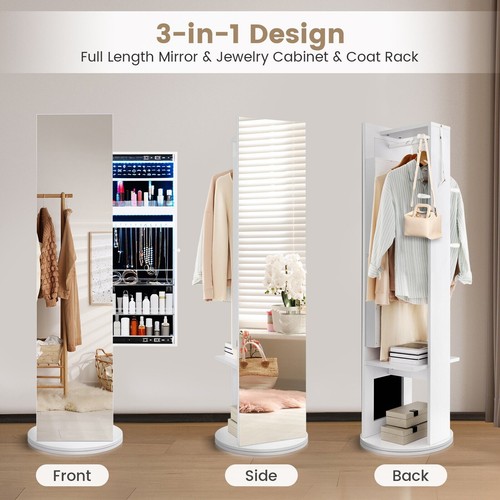 360 swivel jewelry cabinet - jewelry,