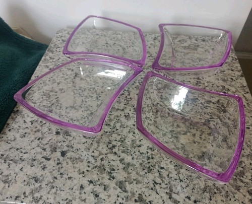 Set four glass - of, dishes
