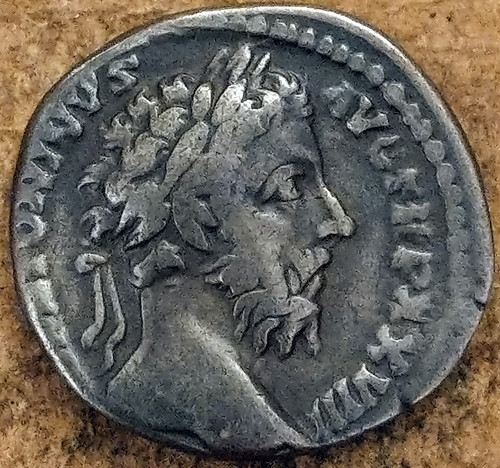 Roman coin silver denarius - coin,