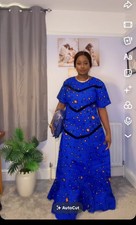 African Free Dress free size