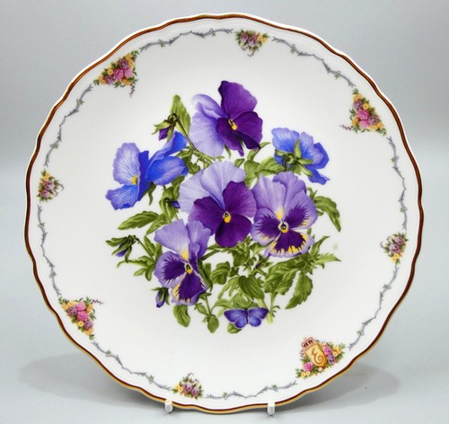 Royal albert pansies - albert, plate
