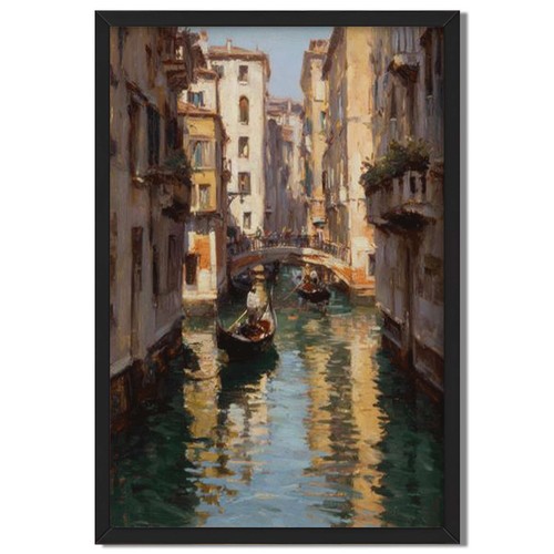 Venice canal landscape wall - landscape,