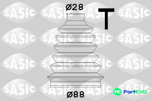 Sasic drive shaft bellow kit - drive,