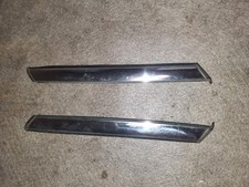 BMW MINI R55 R56 R57 R58 R59 PASSENGER AND DRIVERS SIDE WING CHROME TOP TRIMS