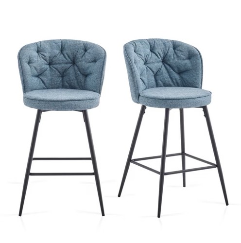2pcs modern linen look - look, bar