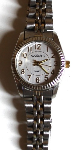 Watch ladies silver toned - watch-it,
