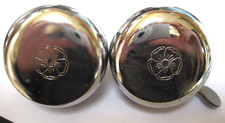 2 Vintage Bicycle Bell Retro Bike Bell Clover motif /pattern spares or repairs