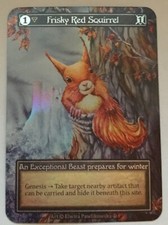 Frisky Red Squirrel Foil -