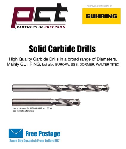 Solid carbide drills range - solid,