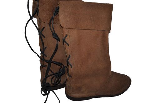 Medieval boots suede size 0 - boots,